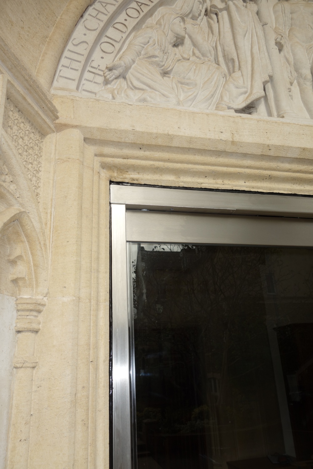 Frameless glass doors for Oakham School, Rutland